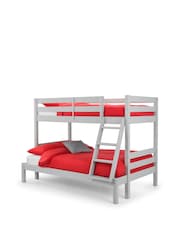 Julian Bowen Dove Grey Merlin Triple Sleeper Bunk Bed - Image 2 of 8