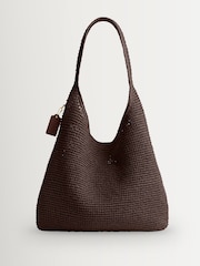 COACH Natural Brooklyn Raffia 39 Bag - Image 2 of 7