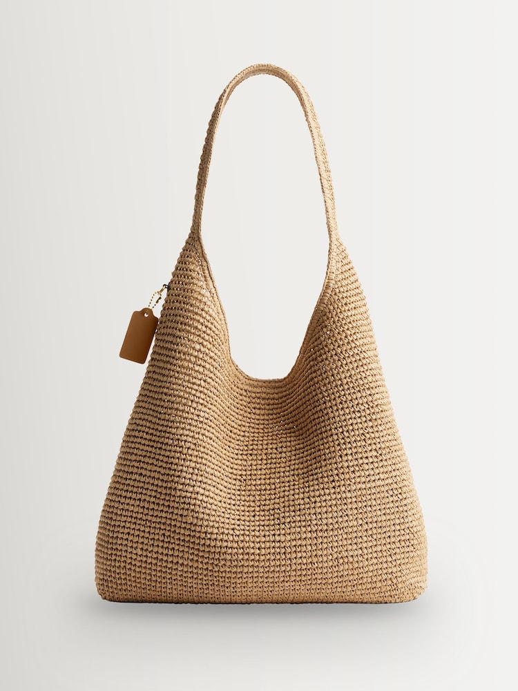 COACH Natural Brooklyn Raffia 39 Bag | Seasons