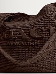 COACH Natural Brooklyn Raffia 39 Bag - Image 7 of 7