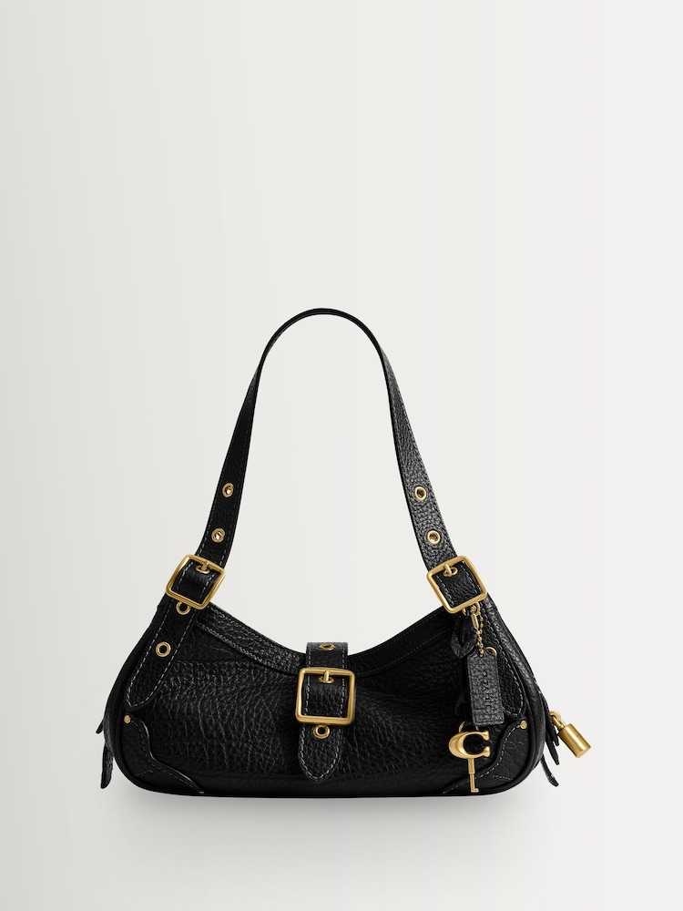 COACH Black Drifter Shoulder Bag - Image 2 of 10