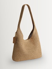 COACH Maple Brooklyn Raffia 28 Bag - Image 4 of 4