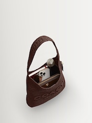 COACH Maple Brooklyn Raffia 28 Bag - Image 7 of 7