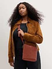 COACH Brown Suede Bleecker Bucket Bag - Image 3 of 8