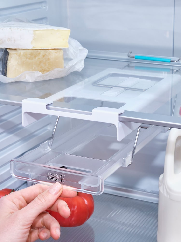 Joseph Joseph Set of 2 White Fridge Store Undershelf Can Dispenser With Thick Shelves - Image 5 of 5 Joseph Joseph Set of 2 White Fridge Store Undershelf Can Dispenser With Thick Shelves - Image 5 of 5