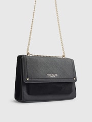 River Island Black Monogram Pocket Front Shoulder Bag - Image 3 of 6