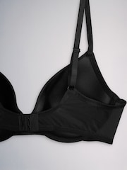 The Set 4 Pack Light Padded Cotton Plunge Bras Black/White - Image 12 of 12