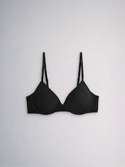 The Set 4 Pack Light Padded Cotton Plunge Bras Black/White - Image 9 of 12