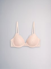 The Set 4 Pack Light Padded Lace Plunge Bras Rust Brown/ Blush Pink - Image 7 of 10