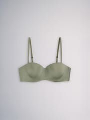 The Set 3 Pack Light Padded Multiway Bras Black/Burgundy Red/Khaki Green - Image 10 of 13