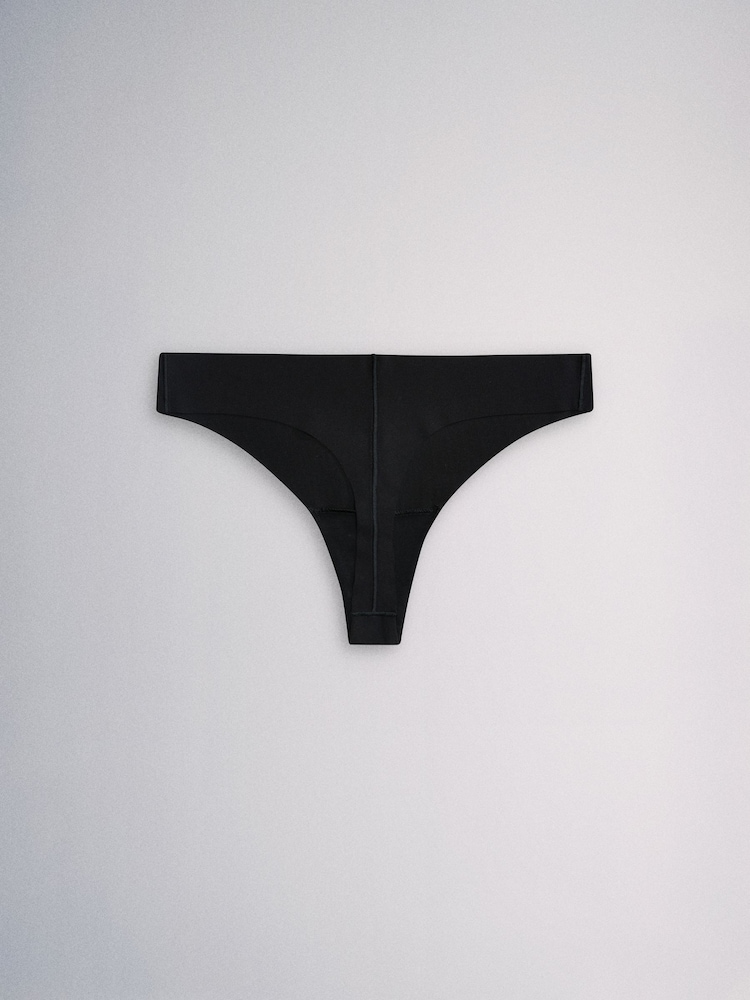 The Set 3 Pack No VPL Microfibre Knickers Black/White - Image 2 of 11