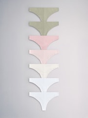 The Set 7 Pack No VPL Microfibre Knickers Pastel Pink/ Pastel Green - Image 1 of 17