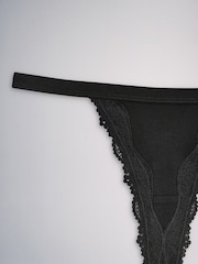 Blanco y negro - The Set 7 Pack de bragas de encaje de algodón - Imagen 17 de 17