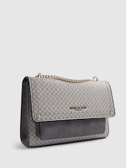 River Island Grey Monogram Pocket Front Shoulder Bag - Image 3 of 6