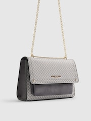 River Island Grey Monogram Pocket Front Shoulder Bag - Image 5 of 6