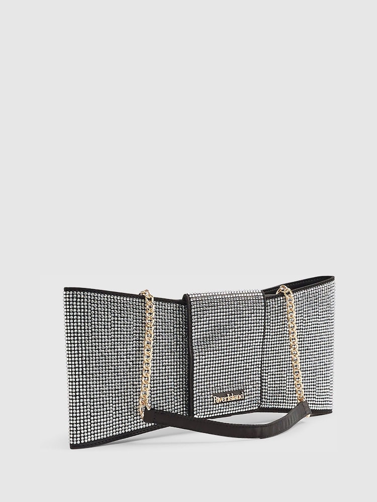 River Island Heatseal Bow Clutch - صورة 2 من 6 River Island Heatseal Bow Clutch - صورة 2 من 6