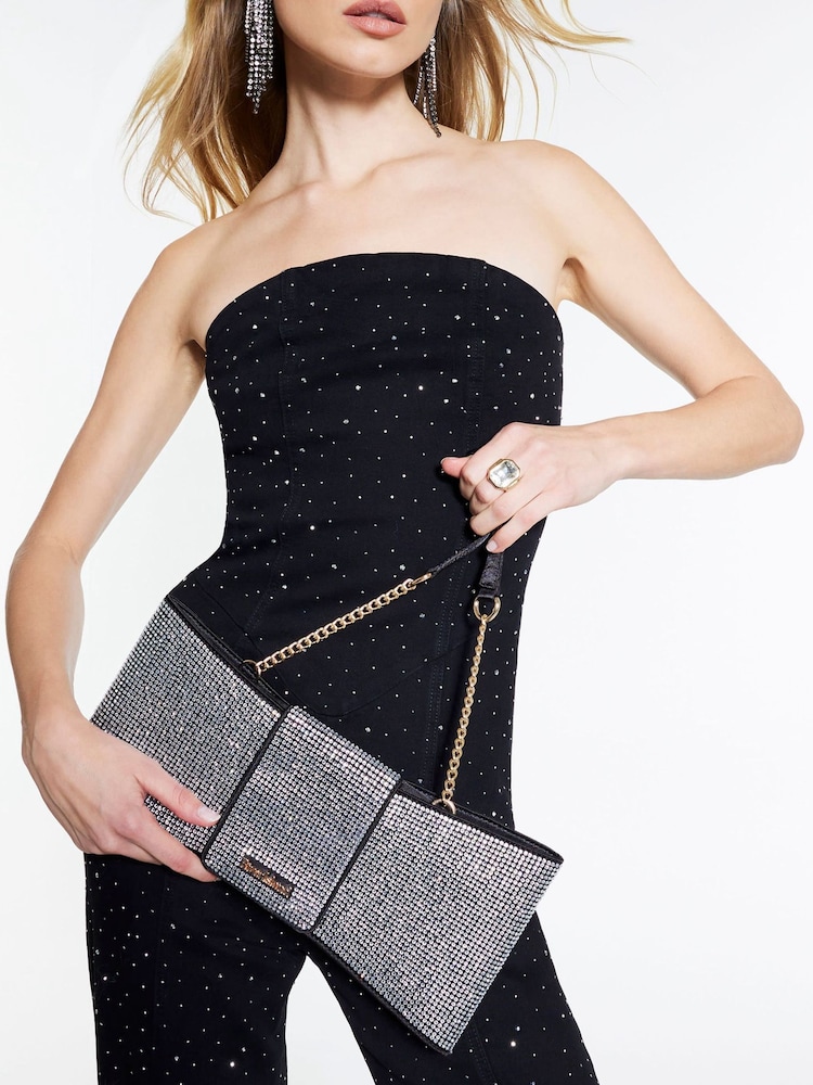 River Island Heatseal Bow Clutch - صورة 6 من 6 River Island Heatseal Bow Clutch - صورة 6 من 6