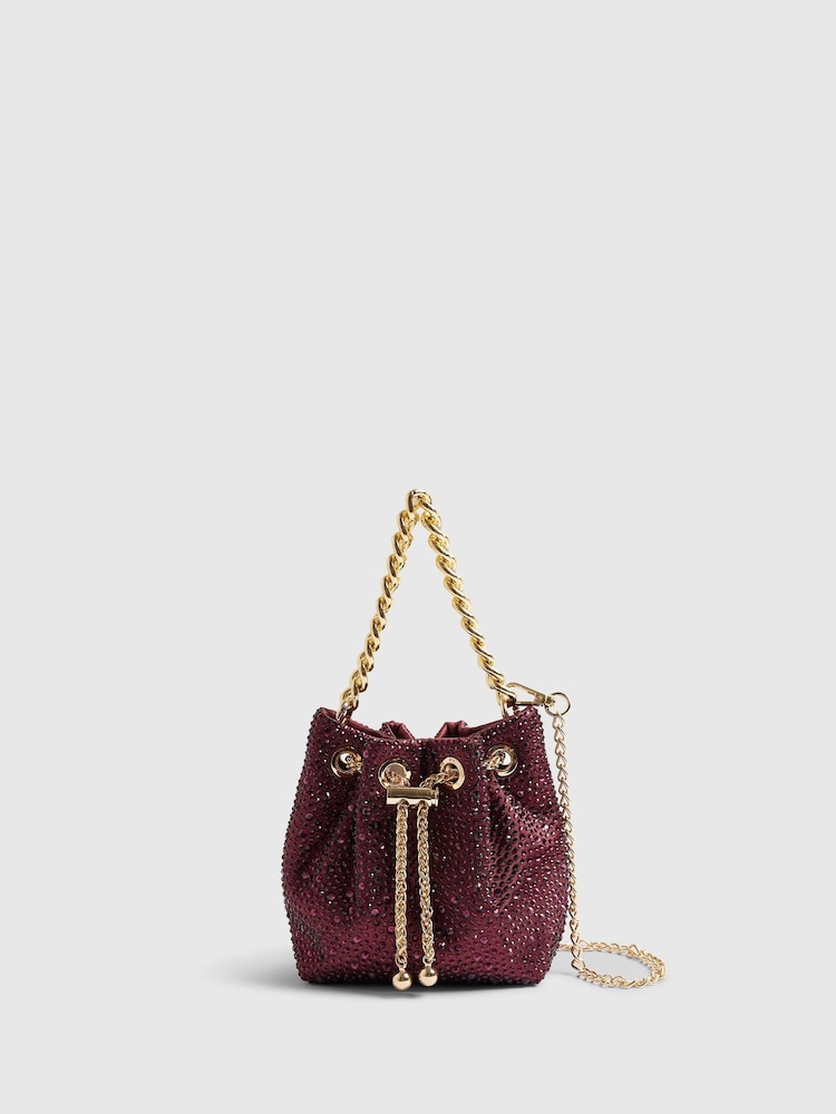 River Island Heatseal Droplet Bucket - صورة 1 من 5 River Island Heatseal Droplet Bucket - صورة 1 من 5