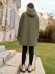 Seraphine Khaki Maternity & Babywearing Versatile Coat with Separate Inner Quilted - Image 6 of 8
