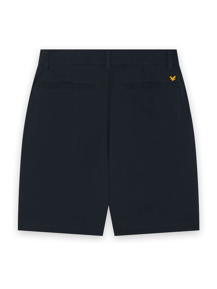 Lyle & Scott Blue Course Stretch Chino Shorts - Image 6 of 6