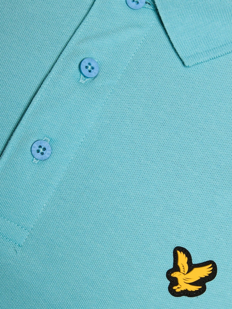 Lyle & Scott Blue Golf Core Polo Shirt - Image 6 of 6 Lyle & Scott Blue Golf Core Polo Shirt - Image 6 of 6