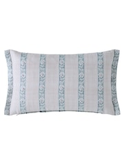 Laura Ashley Chambray Blue Semington Reversible Cushion - Image 3 of 4
