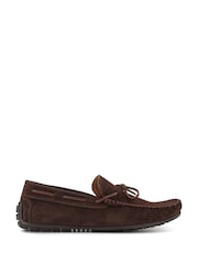 Jones Bootmaker Brown Zeke Leather Full Slippers - Image 1 of 5
