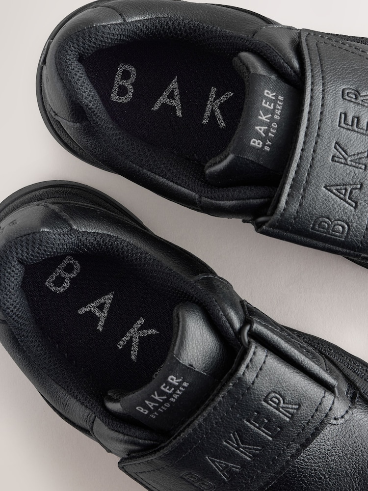 Back to School Black Branded One Strap Touch Fastening Trainers - Image 6 of 6 Back to School Black Branded One Strap Touch Fastening Trainers - Image 6 of 6