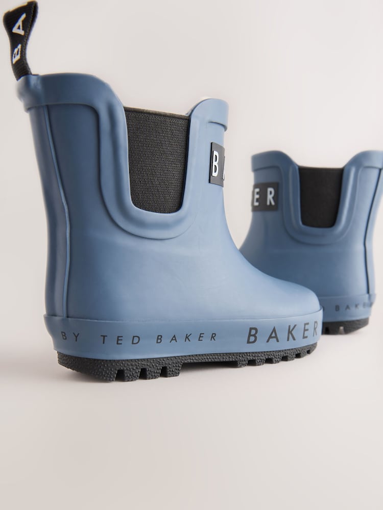 Blau - Baker by Ted Baker Gummistiefel mit Kunstfellfutter - Bild 6 von 6 Blau - Baker by Ted Baker Gummistiefel mit Kunstfellfutter - Bild 6 von 6
