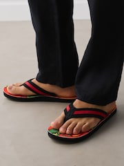 Tabasco Textile Flip Flops - Image 1 of 1