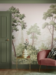 Graham & Brown Green Grizedale Fixed Size Mural 2.5m x 4m - Image 1 of 4