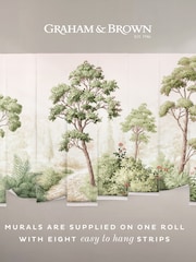 Graham & Brown Green Grizedale Fixed Size Mural 2.5m x 4m - Image 3 of 4