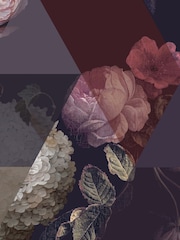 Graham & Brown Amethyst Timepiece Fixed Size Mural 2.5m x 4m - Image 2 of 3