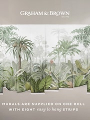 Graham & Brown Green Paradise Jungle Palm Fixed Size Mural 2.5m x 4m - Image 3 of 3