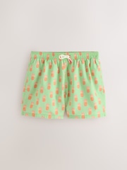 Piña verde - Print 5 Inch Swim Shorts with Cotton - Imagen 1 de 4