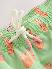 Piña verde - Print 5 Inch Swim Shorts with Cotton - Imagen 2 de 4