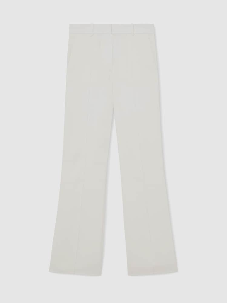 Reiss Quinn Wide-Leg Seam-Detail Trousers - Image 2 de 7