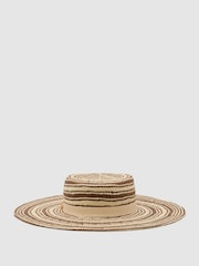 Reiss Natural Tatiana Hat - Image 2 of 5