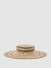 Reiss Natural Tatiana Hat - Image 3 of 5