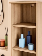 MADE.COM Oak Effect Tulma Bathroom Tall Boy Cabinet - Image 3 of 6