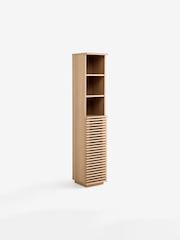 MADE.COM Oak Effect Tulma Bathroom Tall Boy Cabinet - Image 4 of 6