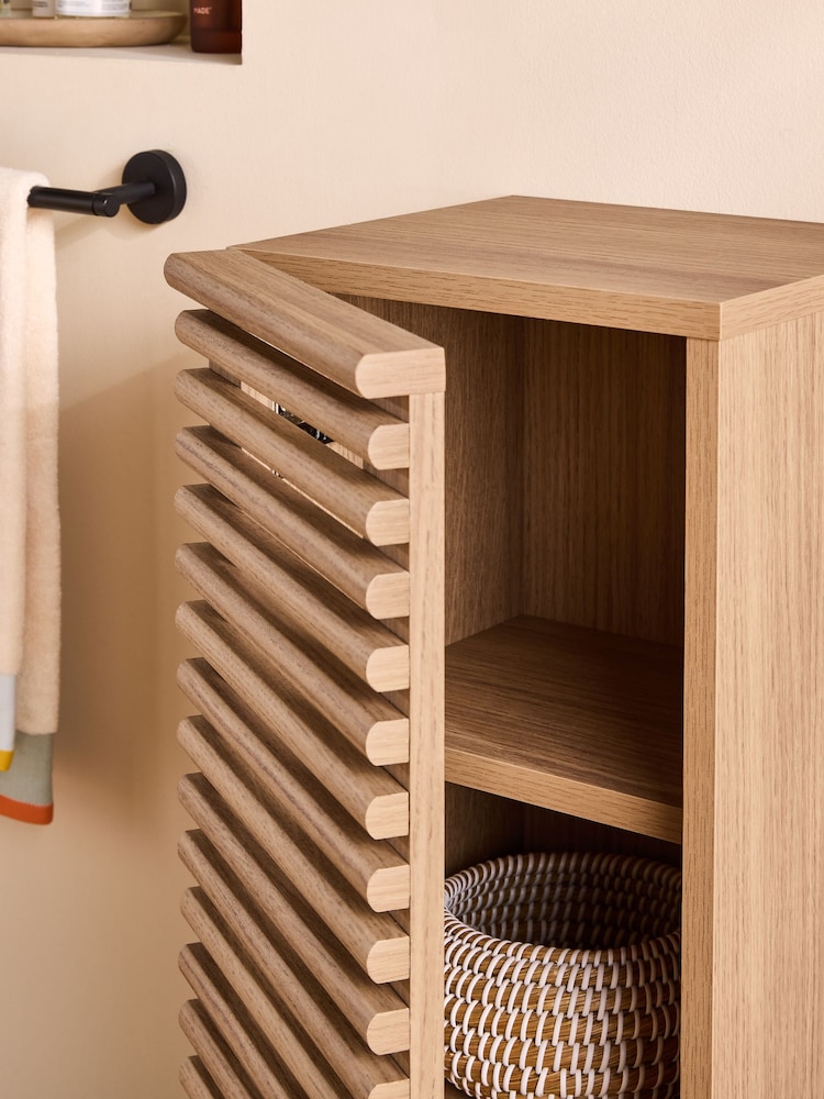 MADE.COM Oak Effect Tulma Bathroom Cabinet - Image 2 of 6 MADE.COM Oak Effect Tulma Bathroom Cabinet - Image 2 of 6
