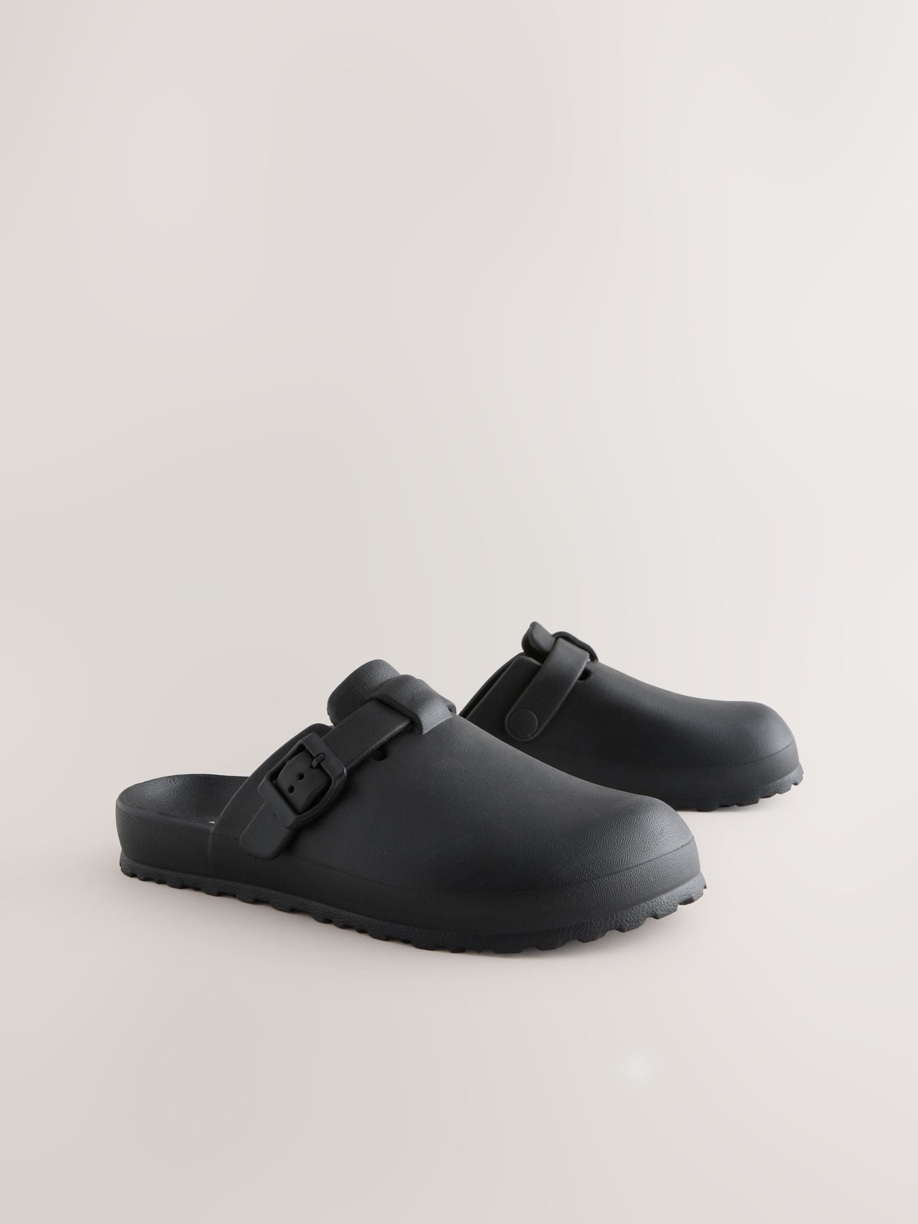 Buy Black EVA Closed Toe Mules from Next USA