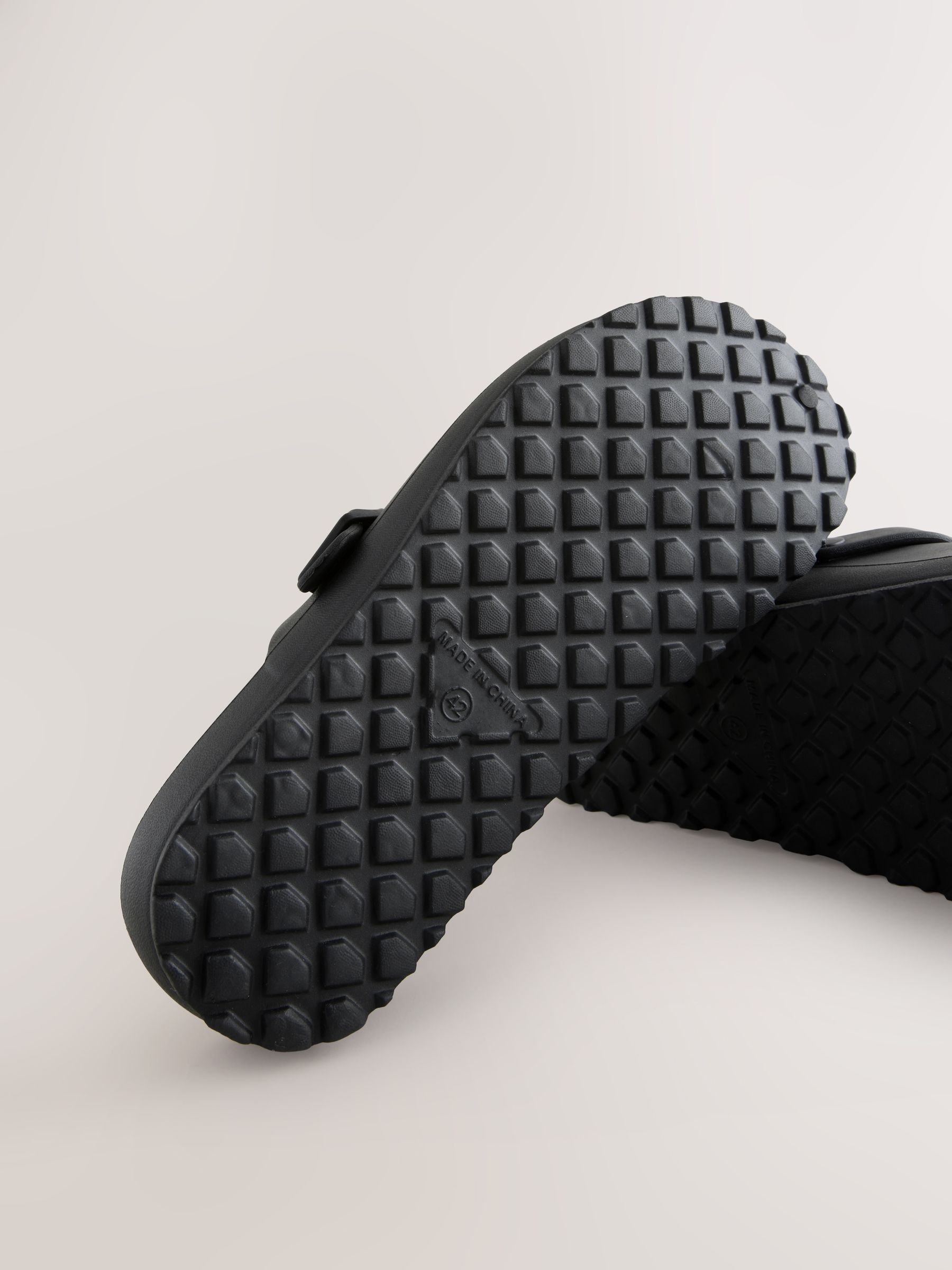 Buy Black EVA Closed Toe Mules from Next USA