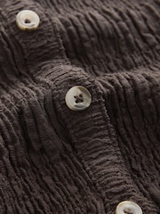 Schokoladenbraun - Texturiertes Set aus Strickjacke und Weitem Bein (3–16Jahre) - Bild 8 von 9