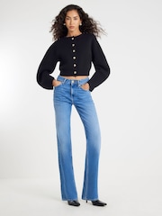 River Island Knitted Structured Sleeve Cardigan - Imagen 3 de 4