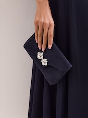 Albastru - Phase Eight Sparkle Clutch Bag - Imaginea 7 din 7