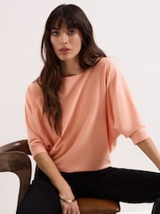 Phase Eight Orange Cristine Knit Jumper - Image 4 of 6