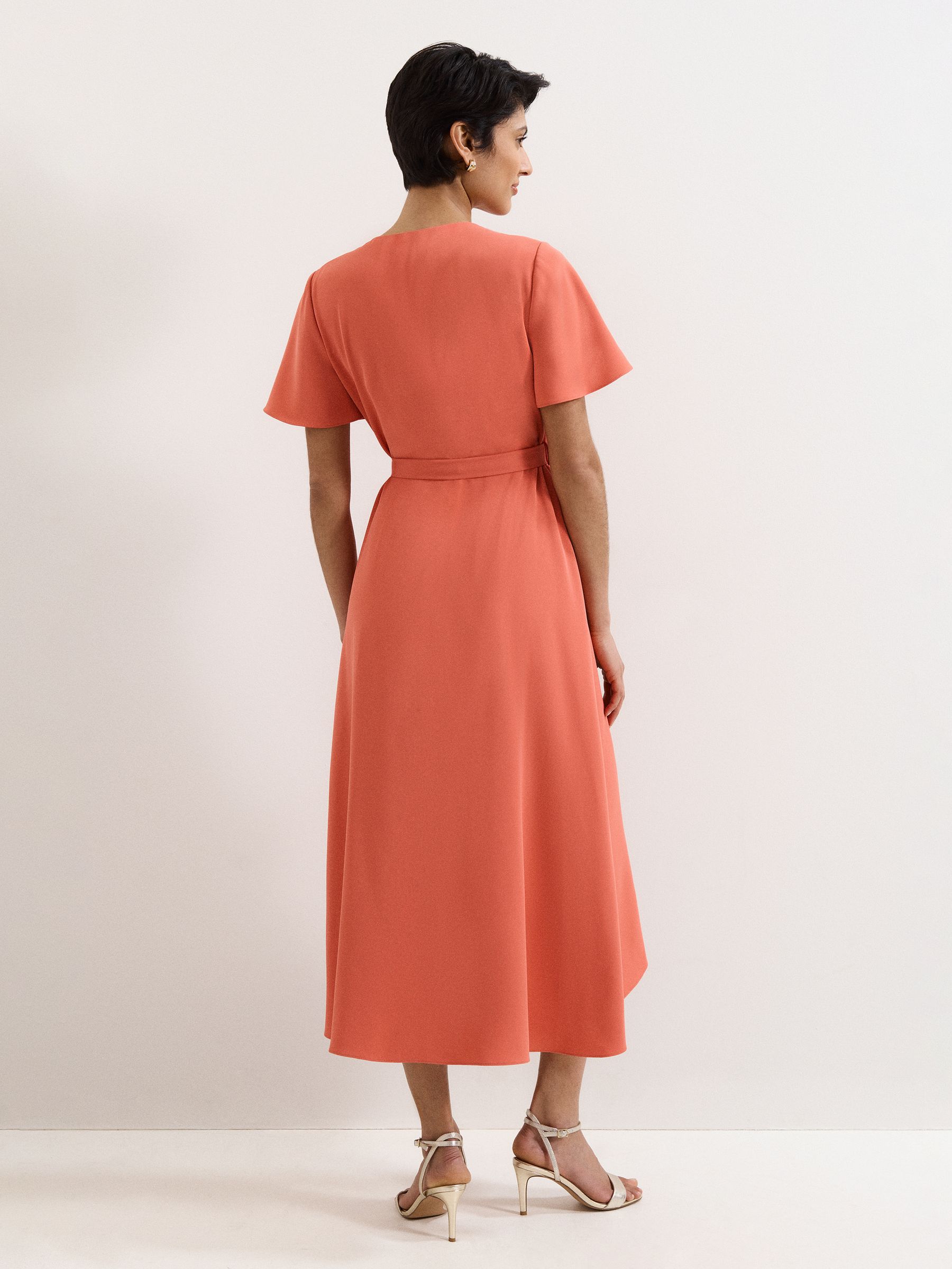 Buy Phase Eight Orange Julissa Wrap Dress from Next USA