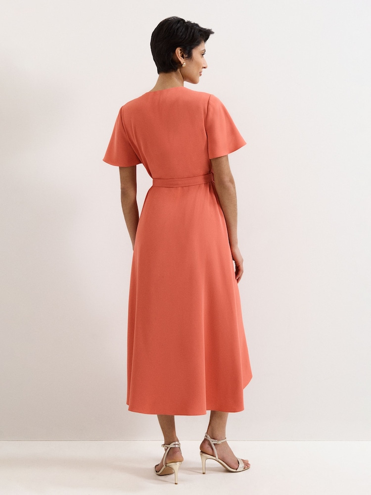 فستان ملفوف تصميم Julissa من Phase Eight - Image 2 of 7